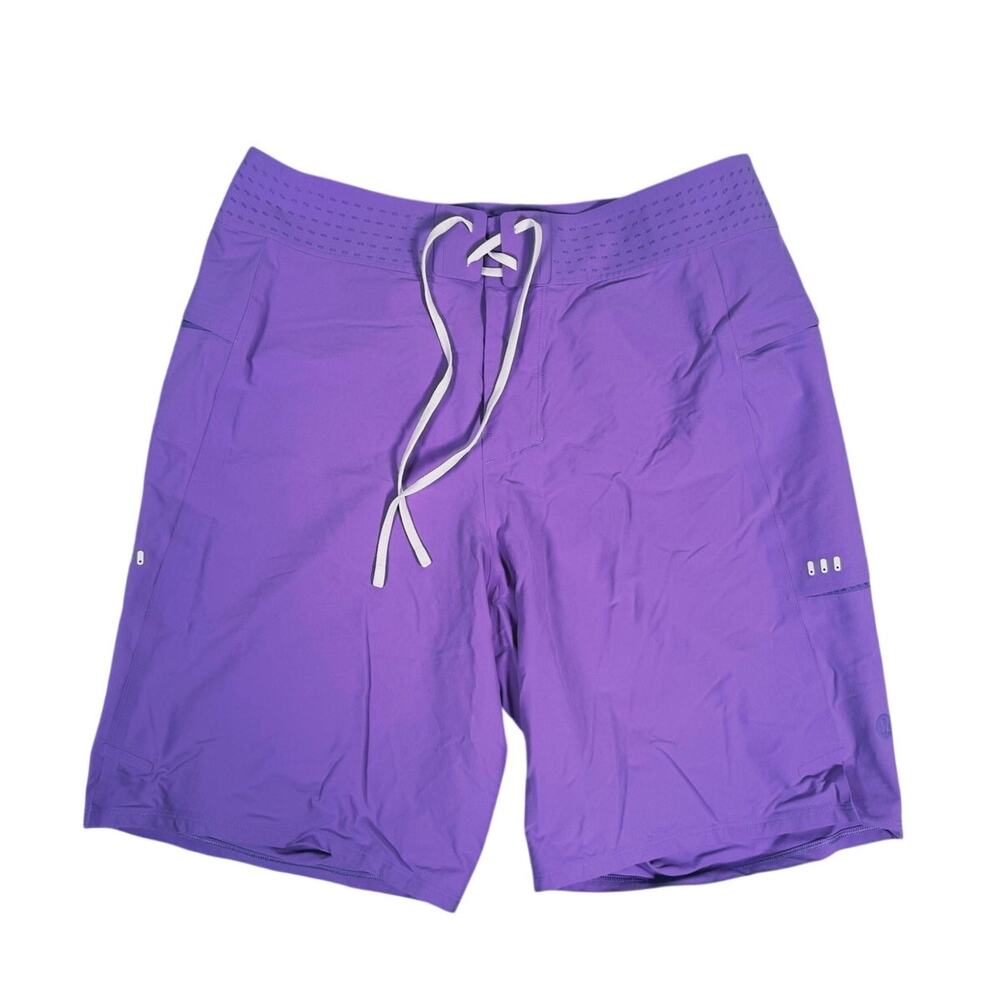 Lululemon Mens Current State Board Shorts 9" Size 31 Purple Swim Beach Vacation